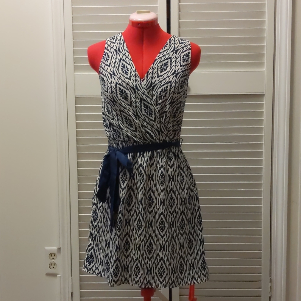 NWT Pink Owl Faux Wrap dress